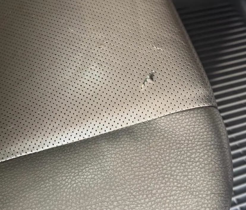 Car Seat Repair - Before