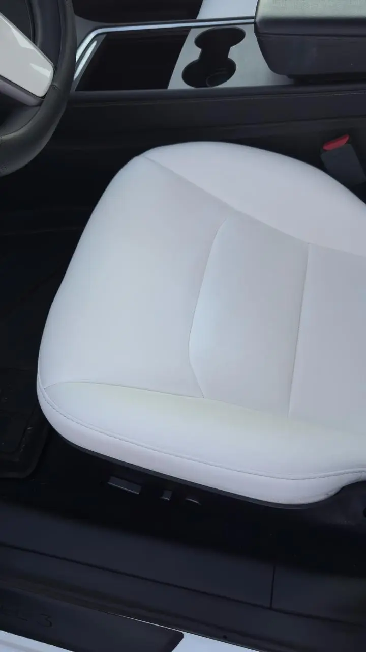 The same seat cleaned back to a bright, even white